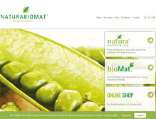 Tablet Screenshot of naturabiomat.com